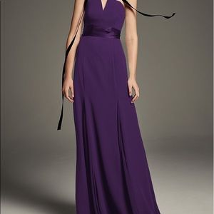 White Vera Wang bride maids dress